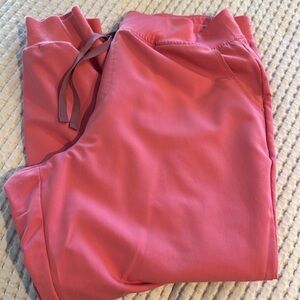 Figs scrub bottoms only peachy color